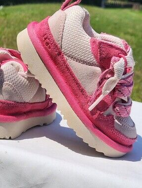 Ugg Lo Lowmelo Baby Sneakers Pink Girls Shoes
